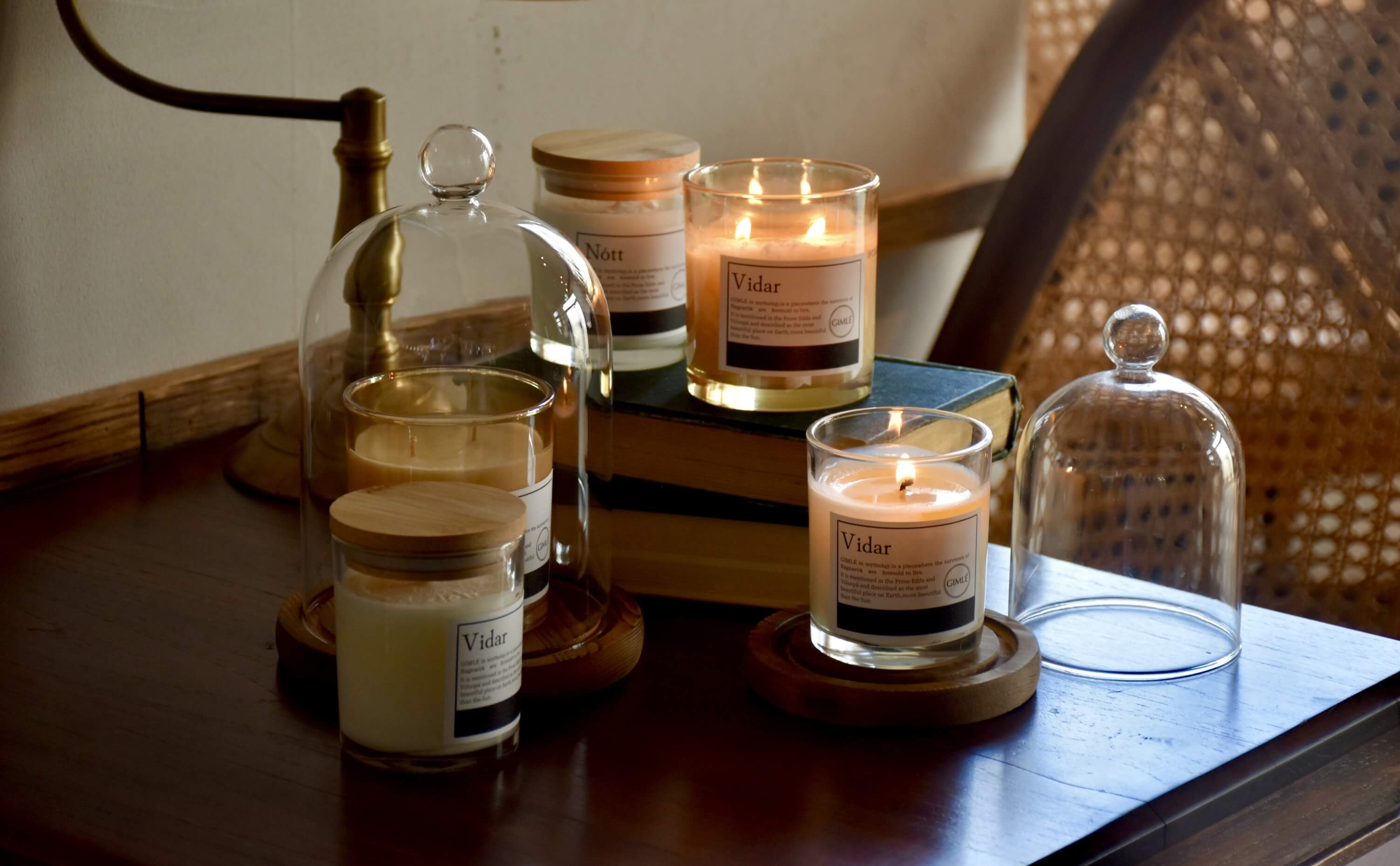 オリジナルアロマを使用したGIMLÉのキャンドル・ギフトにもおすすめ